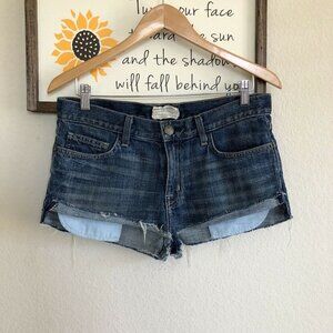 Current/Elliott Boyfriend Short Jean Cutoffs